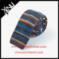 Nuevo fabricante chino de moda para hombre Neck Knit Tie Striper